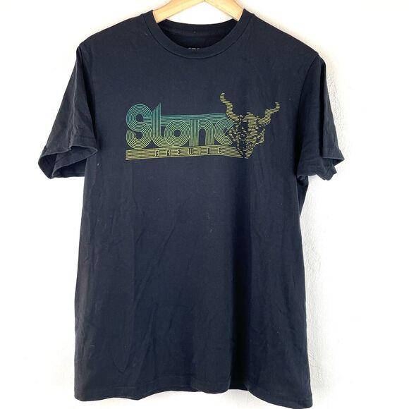 Stone Brewing San‎ Diego Black Shirt Women's Size Medium Arrogant Bastard - Picture 1 of 6